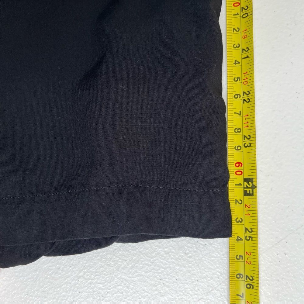 Gap Little Black Dress Ruffle V Neck Short Sleeve Zen Shift Women Small Rayon - Picture 10 of 12